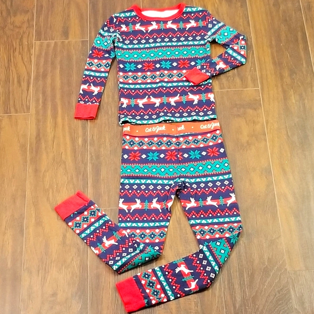 3/$12. Cat & Jack Fairisle Pajama Set. NWOT.